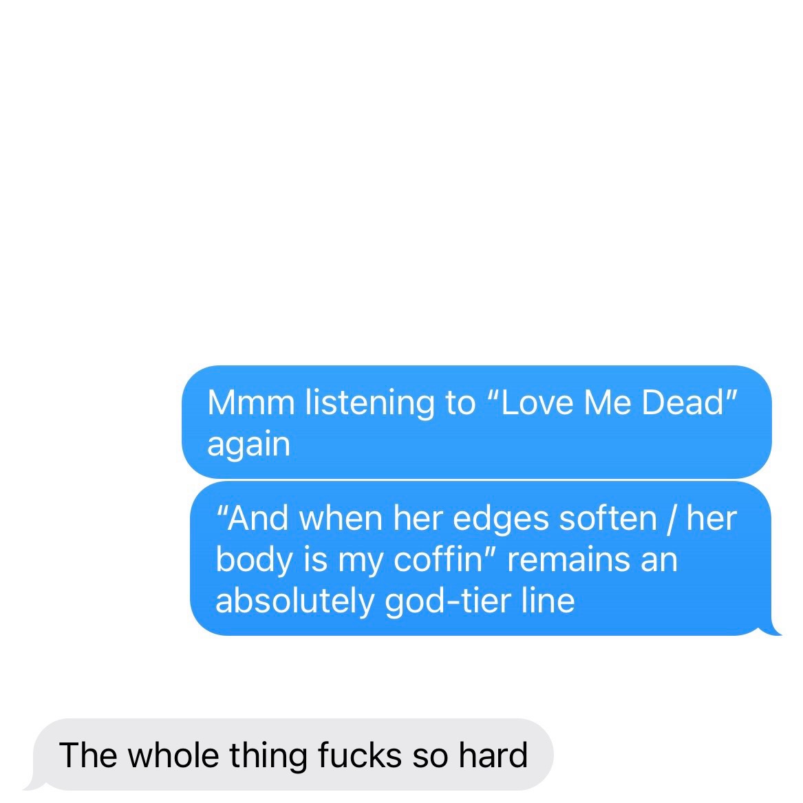 have you been listening to the same song on repeat for almost 2 decades or are you normal