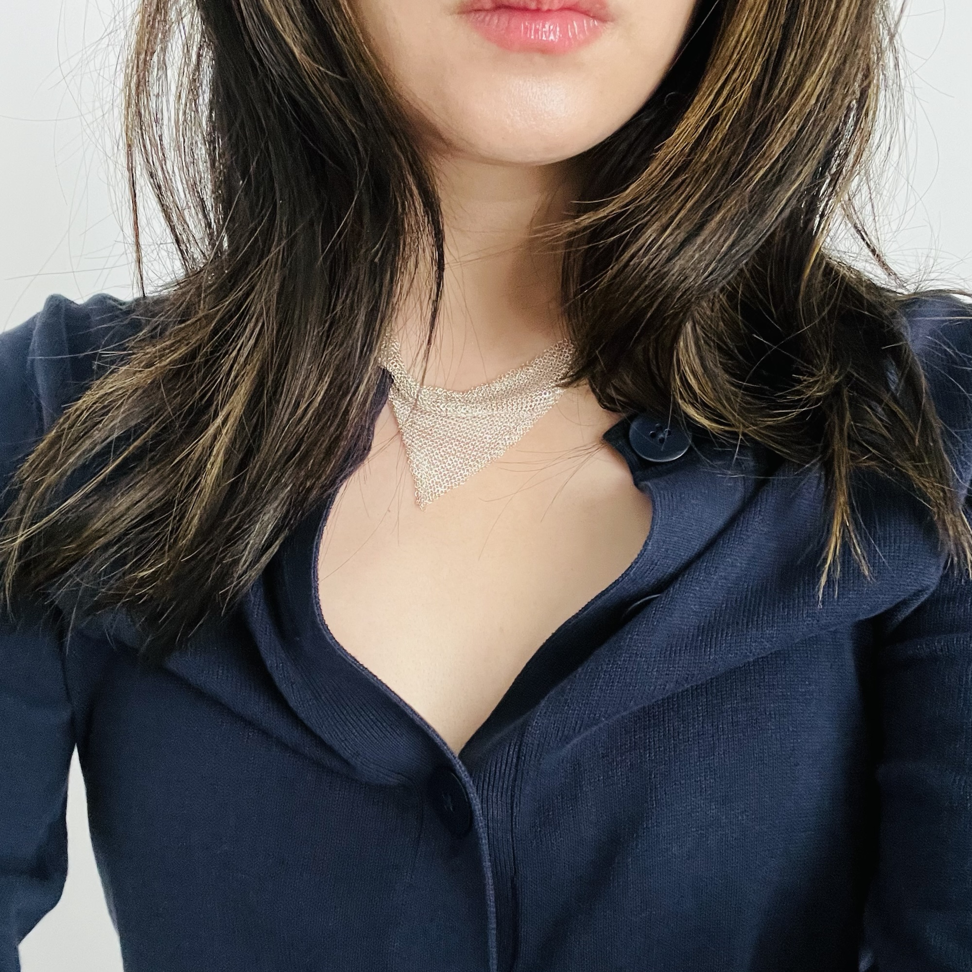 really digging this necklace which is like tying a jaunty little mithril bandana around your neck